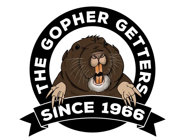 The Gopher Getters logo - Professional Arizona gopher removal since 1966